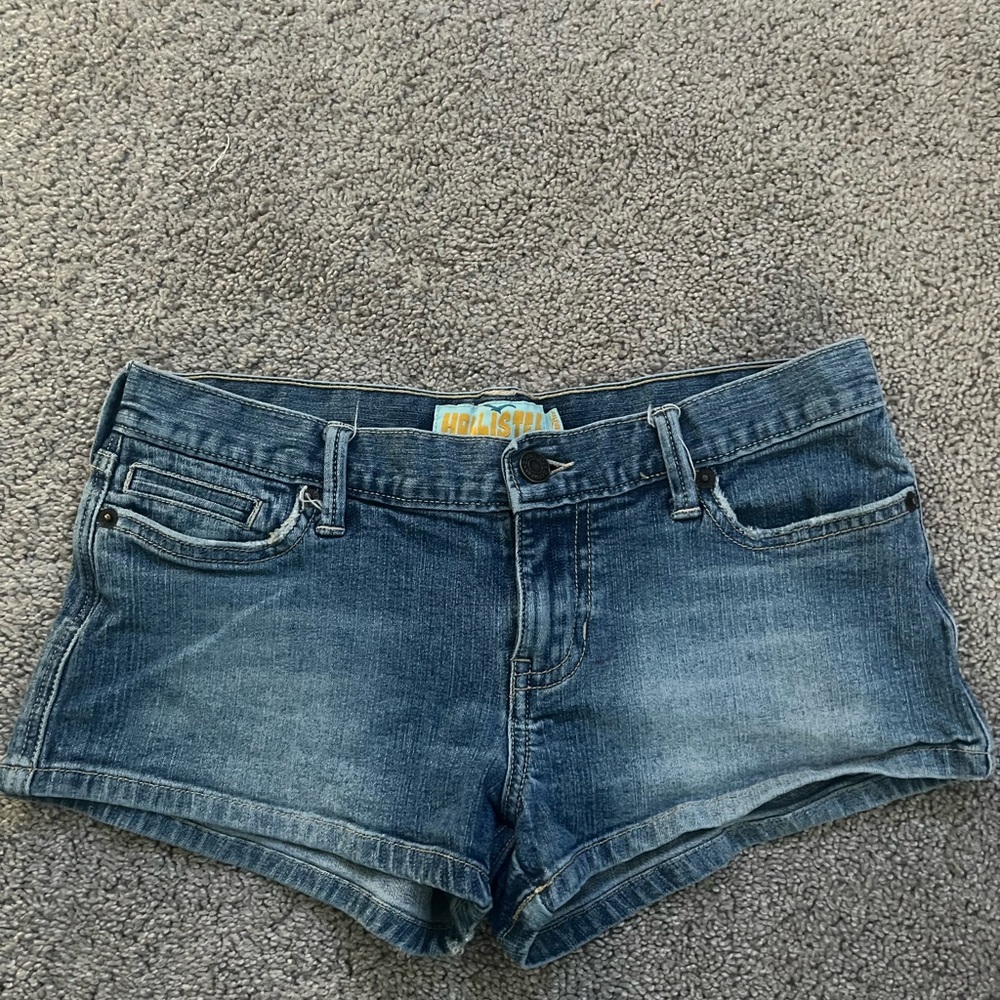 Hollister Dark Blue Jean Shorts